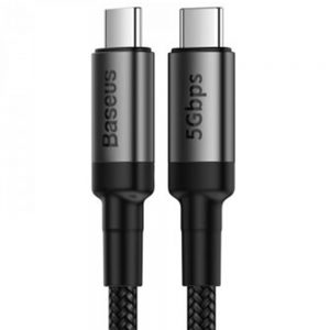Кабель USB UGREEN US288 Type-C Nickel Plating Aluminum Braid 1m (Black)