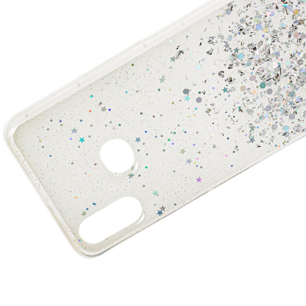 Чохол Lively Glitters для Samsung A10s A107 Срібна Зірка - Зображення 4