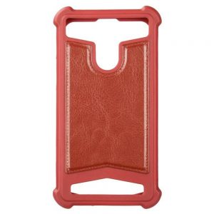 Чохол Universal Soft Leather 5,0"-5,3" Темно-червоний