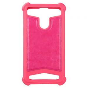 Чохол Universal Soft Leather 5,0"-5,3" Рожевий