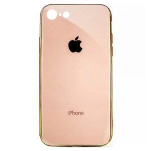 Чохол скляний для Apple iPhone 7/8 Золотий