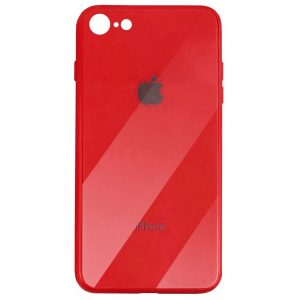Чохол скляний для Apple iPhone 6 Plus Червоний