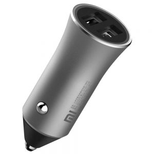 Автомобільний зарядний пристрій Xiaomi Car Charger QC 3.0 18W Срібний