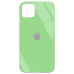Чохол скляний для Apple iPhone 11 Зелений
