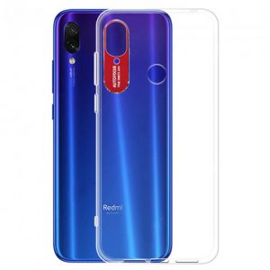 Чохол TPU Epic clear flash для Xiaomi Redmi 7 (Прозорий  / Червоний)