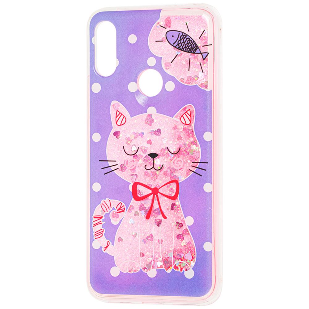 Чохол Lively Glitters для Xiaomi Redmi 7 Кіт
