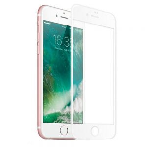 Захисне скло для APPLE iPhone 7/8/SE (2020) (0.3 мм, 4D білий) Люкс