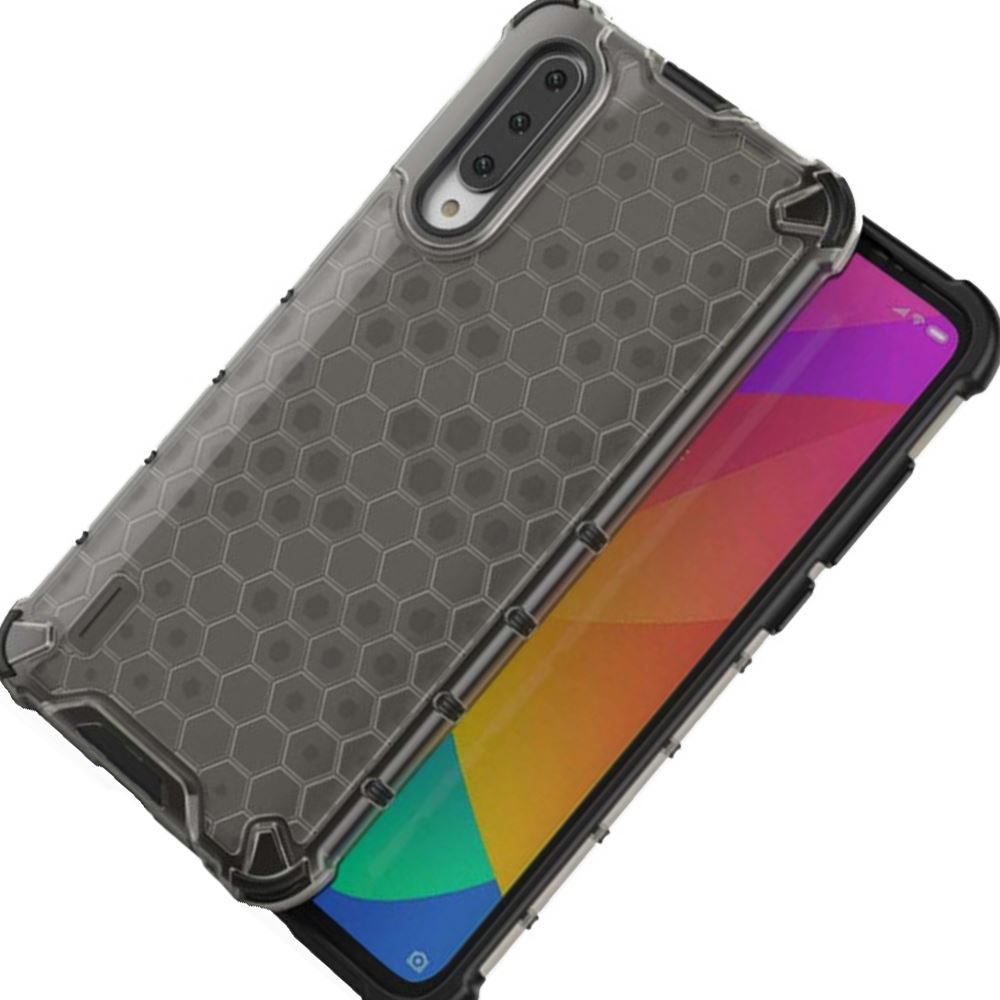 Чохол ударостійкий Crashproof Honeycomb для Xiaomi Mi CC9 / Mi 9 Lite (Чорний) - Зображення 3