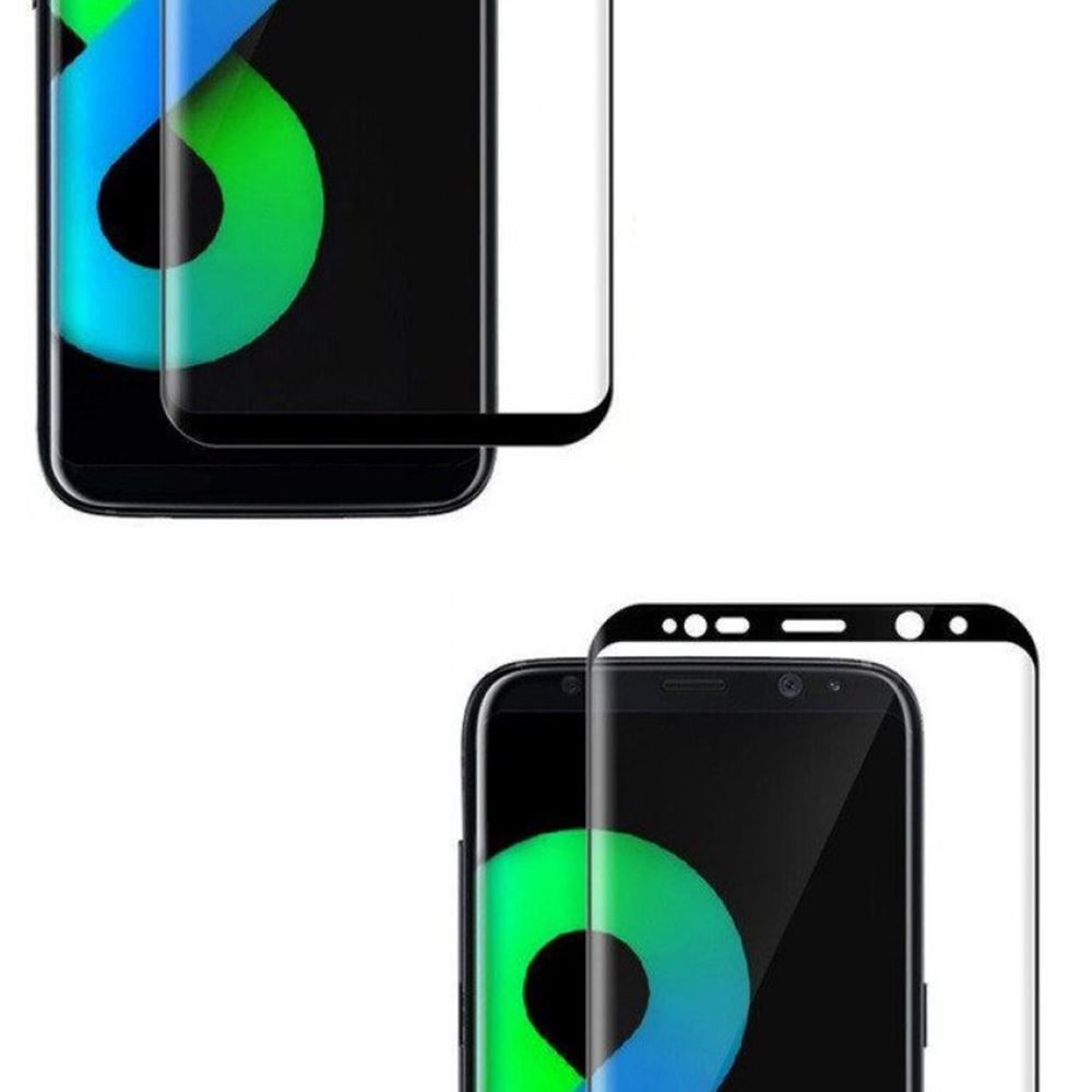 Захисне скло для SAMSUNG G950 Galaxy S8 (0.3 мм, 3D чорний) - Зображення 2