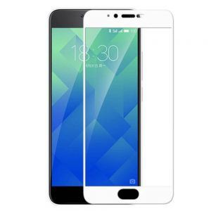 Захисне скло для MEIZU M5 (0.3 мм, 2.5D, Full Screen, білий)
