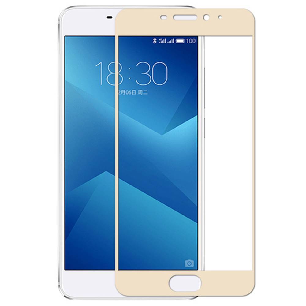 Захисне скло для MEIZU M5 Note (0.3 мм, 2.5D, Full Screen, золотистий)