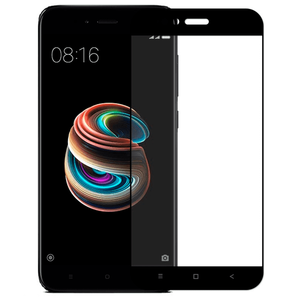 Захисне скло для XIAOMI Mi5x/MiA1 (0.3 мм, 2.5D, Full Screen, чорний) - Зображення 2