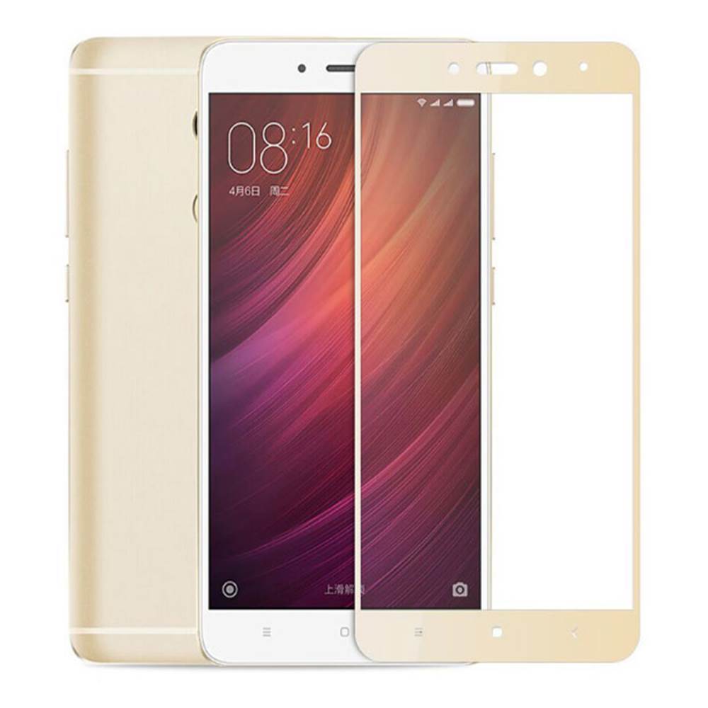 Захисне скло для XIAOMI Redmi Note 4 (0.3 мм, 2.5D, Full Screen, золотистий) - Зображення 3