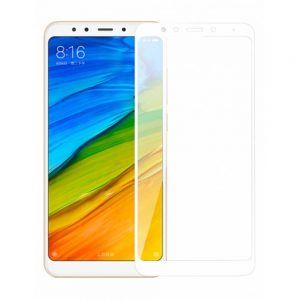 Захисне скло для XIAOMI Redmi 5 Plus Full Glue (0.3 мм, 2.5D, білий)