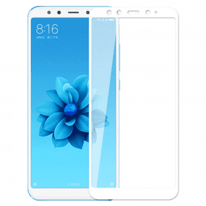 Захисне скло для XIAOMI Mi6x/Mi A2 (0.3 мм, 2.5D, Full Screen, білий)