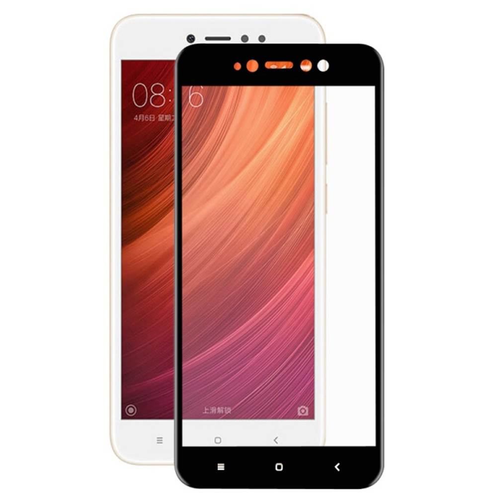 Захисне скло для XIAOMI Redmi Note 5A Prime/Redmi Y1 Full Glue (0.3 мм, 2.5D, чорний) - Зображення 2