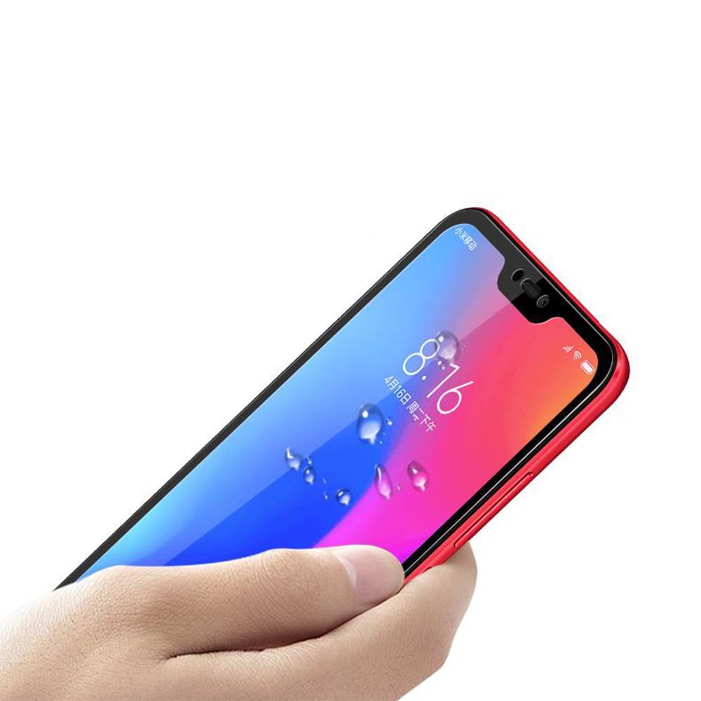 Захисне скло для XIAOMI Redmi 6 Pro/Mi A2 Lite (0.3 мм, 2.5D, Full Screen, чорний) - Зображення 2