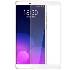 Захисне скло для MEIZU M6T (0.3 мм, 2.5D, Full Screen, білий)