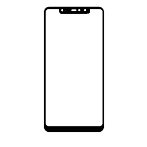 Захисне скло для XIAOMI Redmi Note 6 Pro(0.3 мм, 2.5D, Full Screen, чорний)