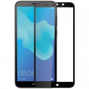 Захисне скло для HUAWEI Y5 (2018)/Y5P Full Glue (0.3 мм, 2.5D, чорний)