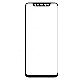 Захисне скло для XIAOMI Mi 8/Mi8 Pro Full Glue (0.3 мм, 2.5D, чорний)
