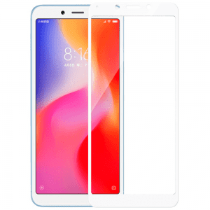 Захисне скло для XIAOMI Redmi 6/6a Full Glue (0.3 мм, 2.5D, білий)