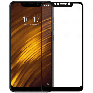 Захисне скло для XIAOMI Poco F1 Full Glue (0.3 мм, 2.5D, чорний)