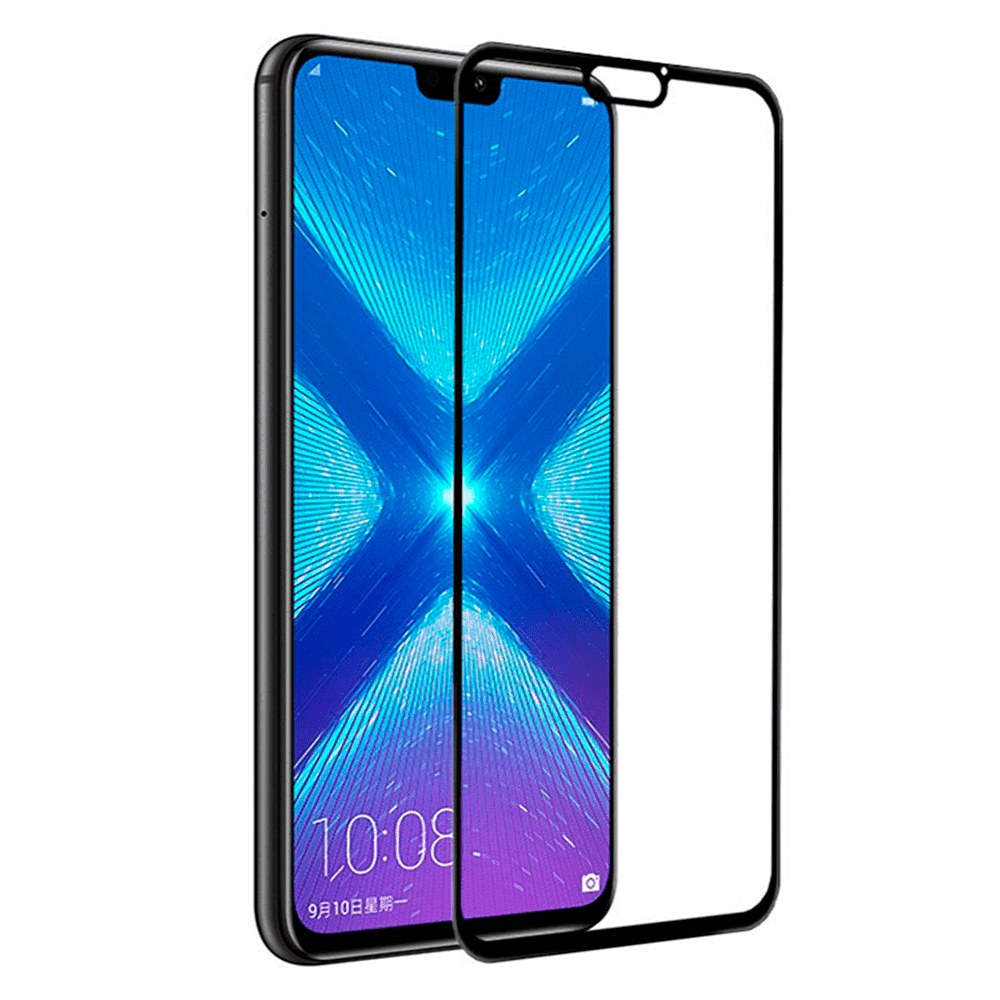 Захисне скло для HUAWEI Honor 8X (2018) Full Glue (0.3 мм, 2.5D, чорний) - Зображення 3