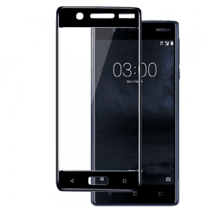 Захисне скло для NOKIA 5 Full Glue (0.3 мм, 2.5D, чорний)