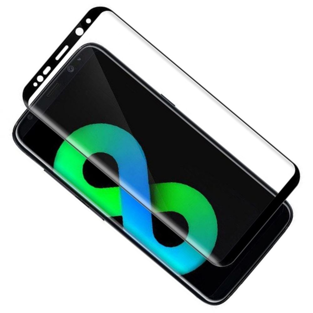 Захисне скло для SAMSUNG G950 Galaxy S8 (0.3 мм, 3D чорний) - Зображення 3