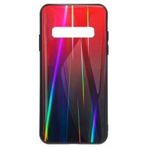 Чохол скляний Gradient Aurora для Samsung Galaxy S10e Червоний