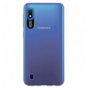 Чохол TPU Epic clear flash для Samsung Galaxy A10 (A105F) (Прозорий  / Чорний)