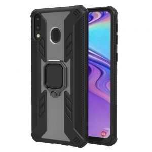 Чохол ударостійкий Combo Ring для Samsung A20 (A30) Чорний
