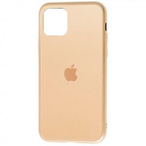 Чохол скляний для Apple iPhone 11 Pro Max Золотий