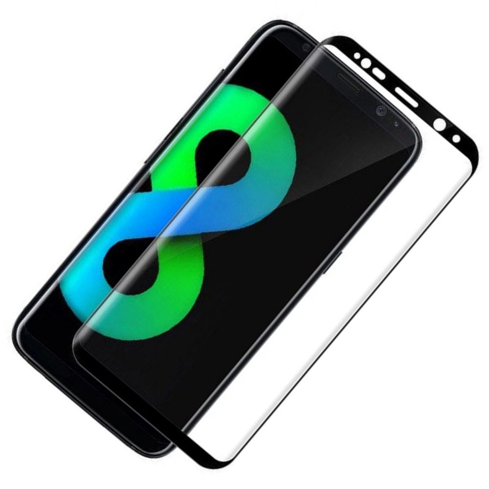 Захисне скло для SAMSUNG G950 Galaxy S8 (0.3 мм, 3D чорний) - Зображення 4