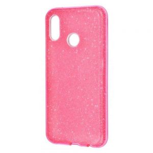 Чохол Remax Glitter Silicone для Xiaomi Redmi Note 6 Pro Рожевий