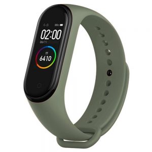 Ремінець силіконовий для фітнес-браслета Xiaomi Mi Band 3/4 Хакі