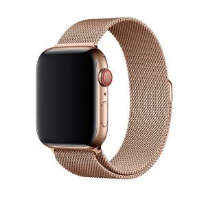 Ремiнець для Apple Watch Steel Milanese Loop 42/44mm Золотий