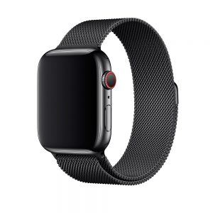 Ремiнець для Apple Watch Steel Milanese Loop 42/44mm Чорний