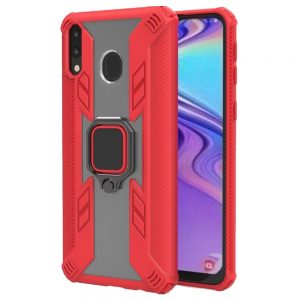 Чохол ударостійкий Combo Ring для Samsung A20 (A30) Червоний