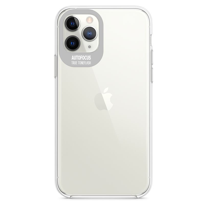 Чохол TPU Epic clear flash для Apple iPhone 11 Pro (5.8") (Прозорий / Срібний)
