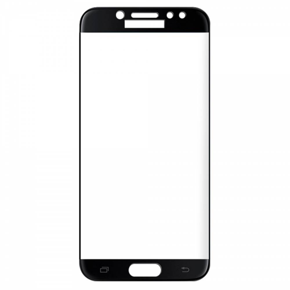 Захисне скло для Samsung J400 / J4 (2018) Full Glue (0.3 мм, 2.5D, чорний) - Зображення 2