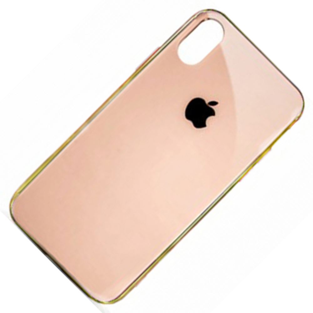 Чохол скляний для Apple iPhone Xr Золотий - Зображення 2