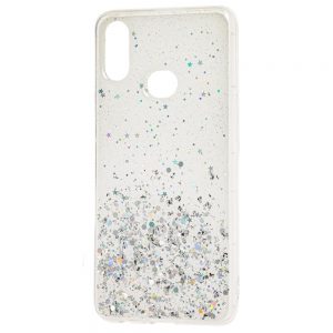 Чохол Lively Glitters для Samsung A10s A107 Срібна Зірка