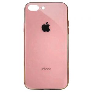 Чохол скляний для Apple iPhone 7 Plus/8 Plus Рожеве Золото