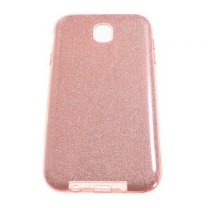 Чохол Remax Glitter Silicone для Samsung J330 (J3-2017) Рожевий