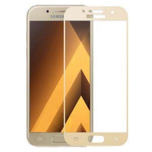Захисне скло для Samsung A520 / A5 (2017) Full Glue (0.3 мм, 2.5D, золотистий)