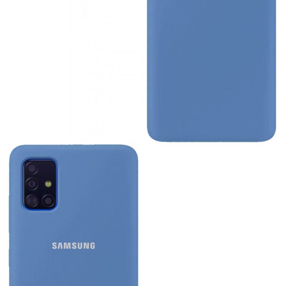 Чохол Original Soft для Samsung A51 Темно-синій - Зображення 4