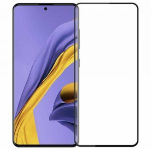 Захисне скло для Samsung A72/M52/M53/A73 5G  Full Glue (0.3 мм, 2.5D, чорний)