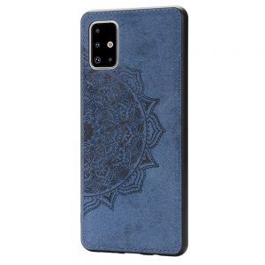 Чохол TPU+Textile Mandala з 3D тисненням для Samsung Galaxy A51 (A515) Синій